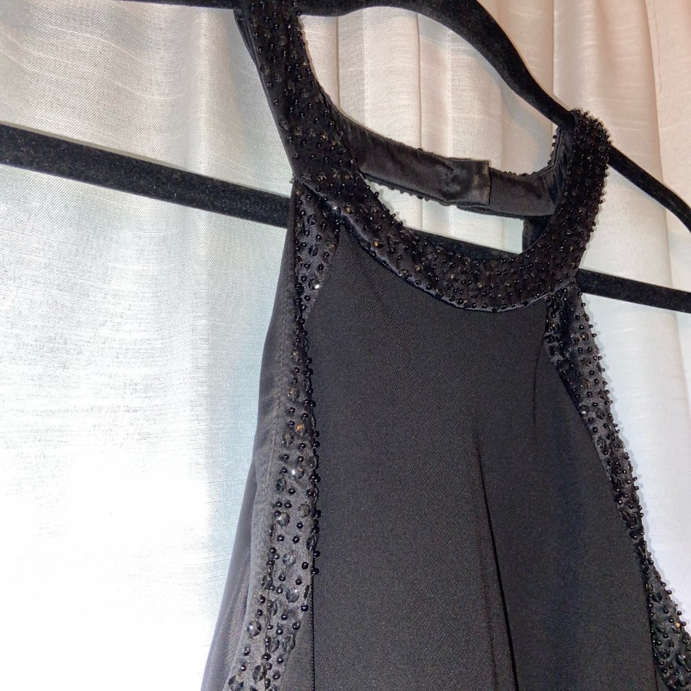 Halter Neck Little Black Dress - Picture 4 of 6